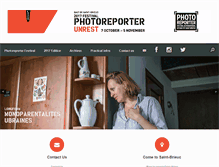 Tablet Screenshot of festival-photoreporter.fr